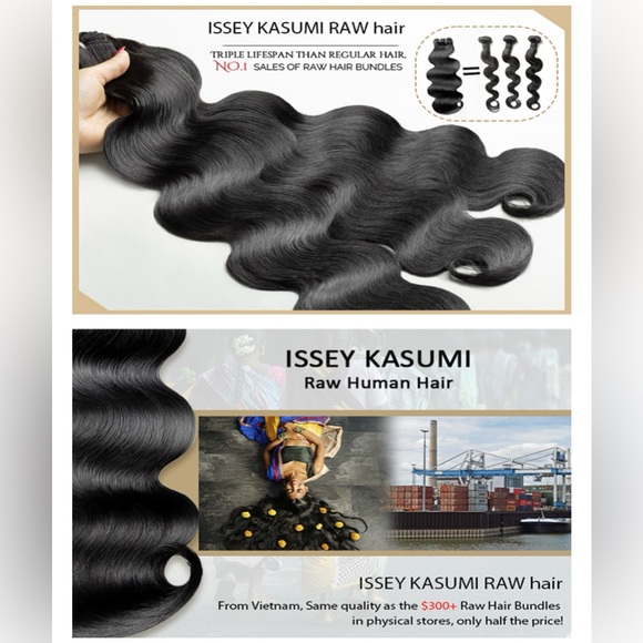 HUMAN HAIR Raw Body Wave Bundles, Triple Lifespan Than Regular Virgin Hair, 15A - Picture 3 of 15